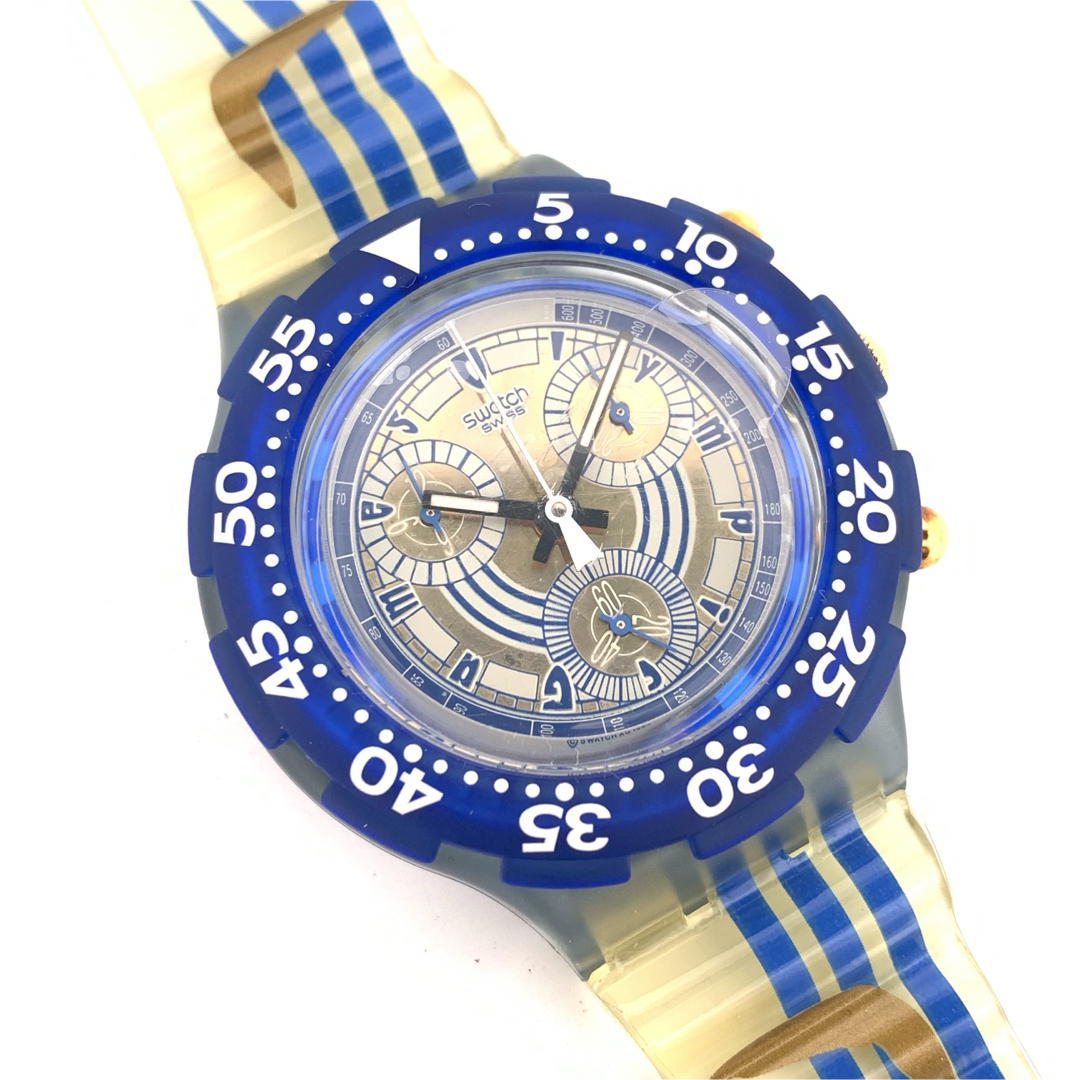 swatch(スウォッチ)の【新品未使用】swatch スウォッチ アクアクロノ 1995年 SBZ102C メンズの時計(腕時計(アナログ))の商品写真