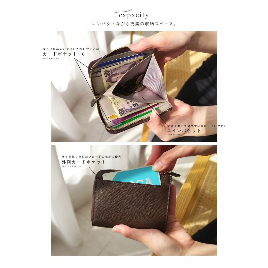 【色: オレンジ×グレージュ】FRANK GERALD 財布 ミニ財布 メンズ  メンズのバッグ(その他)の商品写真