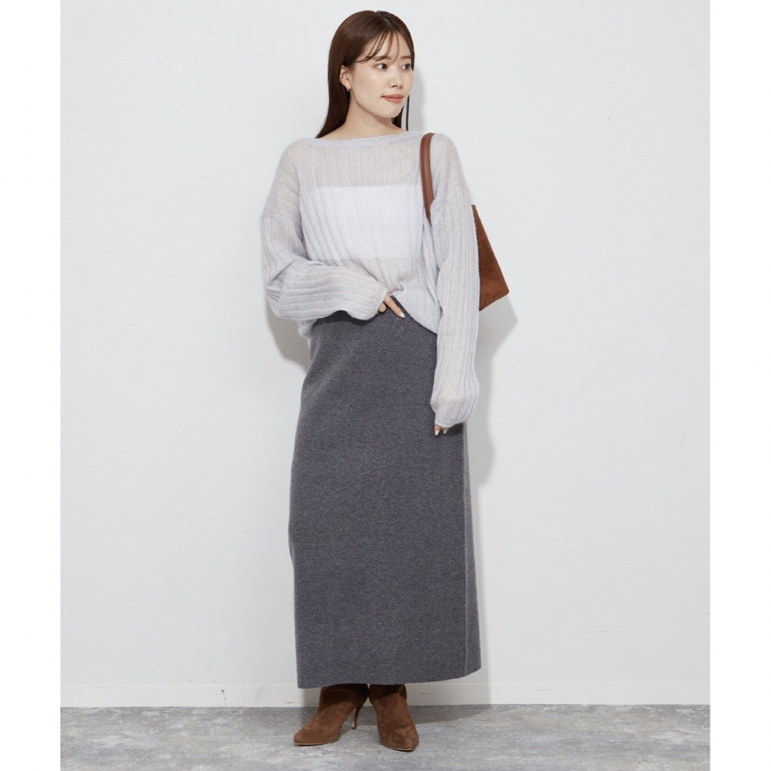 Plage(プラージュ)のPlage silk/mohair rib プルオーバー レディースのトップス(ニット/セーター)の商品写真