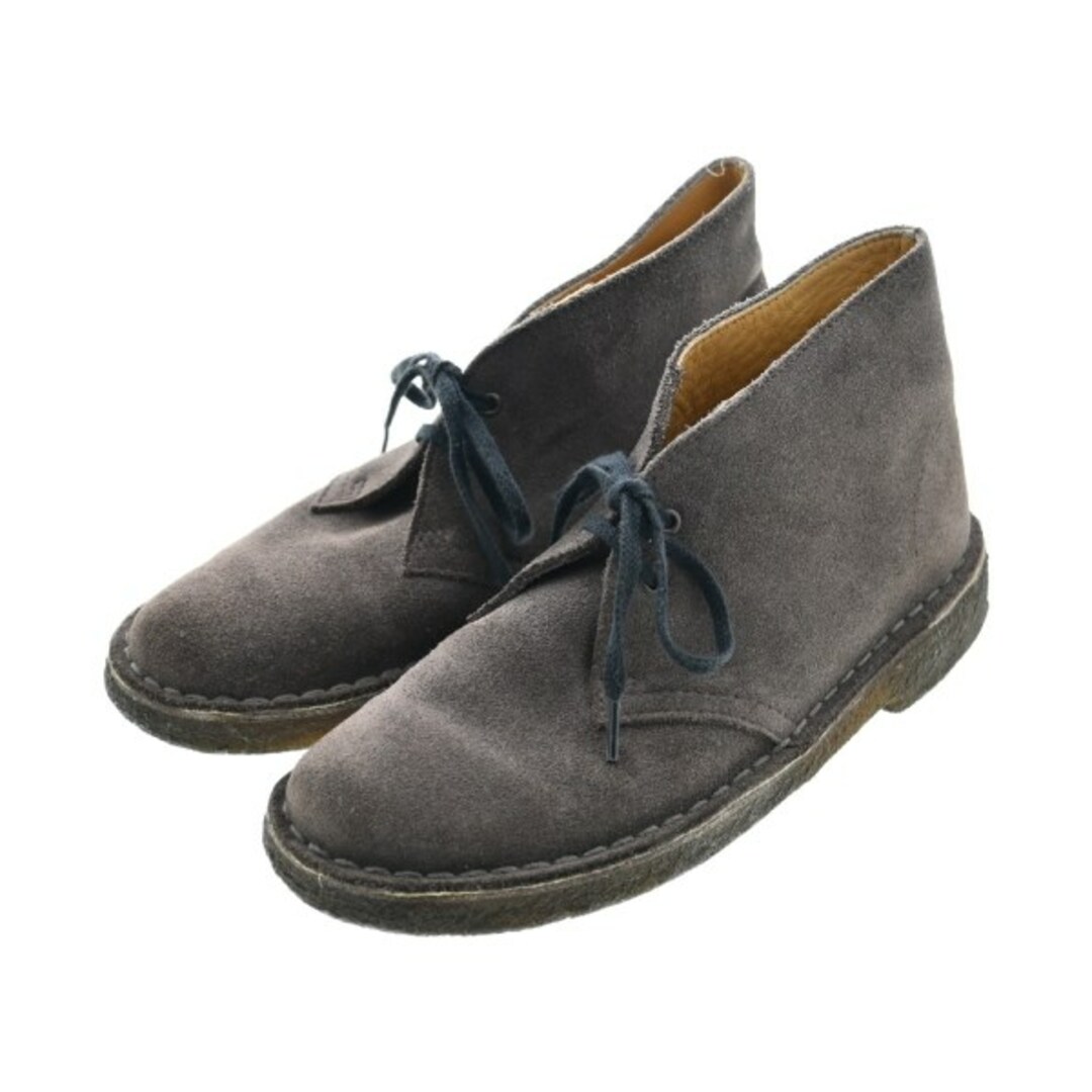 Clarks(クラークス)のclarks クラークス ブーツ UK4(22.5cm位) こげ茶 【古着】【中古】 レディースの靴/シューズ(ブーツ)の商品写真