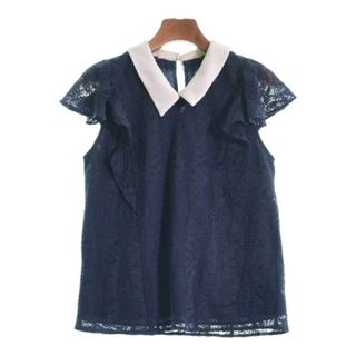 ジルバイジルスチュアート(JILL by JILLSTUART)のJILL by JILL STUART ブラウス F 紺 【古着】【中古】(シャツ/ブラウス(長袖/七分))