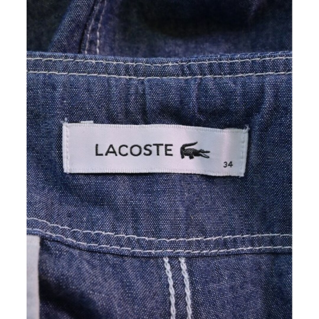 LACOSTE(ラコステ)のLACOSTE ラコステ パンツ（その他） 34(XS位) 青 【古着】【中古】 レディースのパンツ(その他)の商品写真