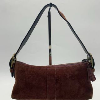 コーチ(COACH)のコーチ スウェード ワンショルダー バッグ 肩掛け アクセサリーポーチ(ショルダーバッグ)