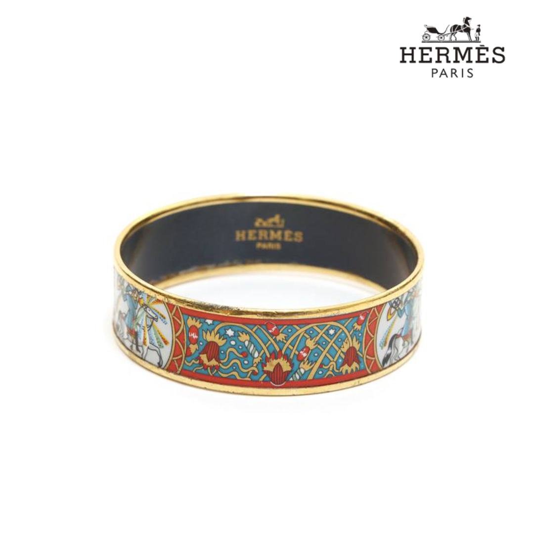 Hermes(エルメス)のエルメス HERMES エマイユGM バングル レディースのアクセサリー(ブレスレット/バングル)の商品写真