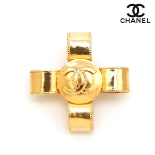 シャネル(CHANEL)のシャネル CHANEL ココマーク クロス ブローチ(ブローチ/コサージュ)