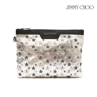 ジミーチュウ(JIMMY CHOO)のジミーチュウ JIMMY CHOO スタースタッズ レザー クラッチバッグ(クラッチバッグ)