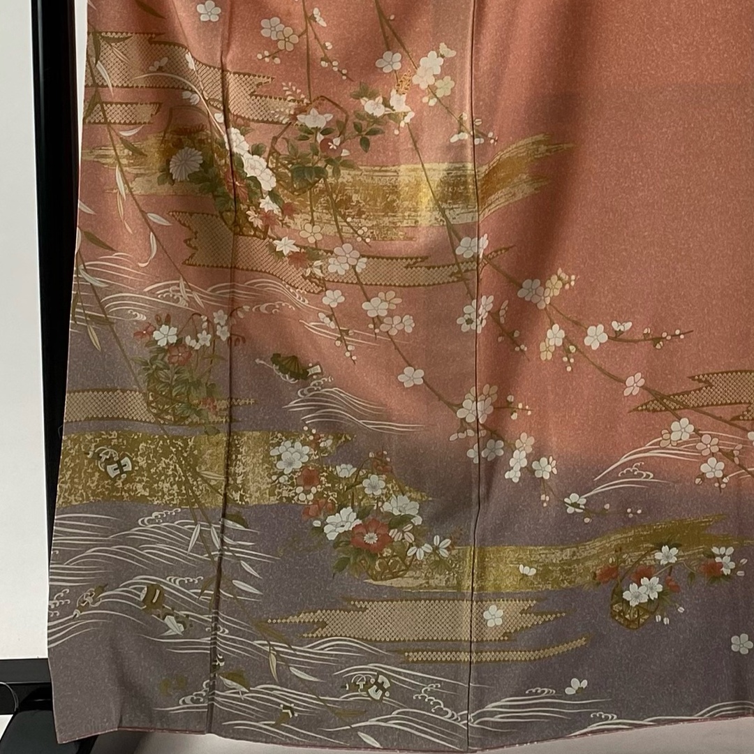 訪問着 身丈162cm 裄丈69.5cm 正絹 美品 秀品 【中古】