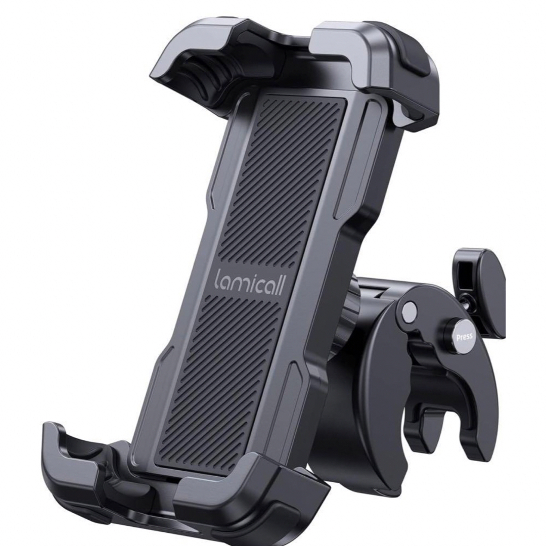 【新品】Lamicall 片手操作 自転車用 スマホ ホルダー スタンド スマホ/家電/カメラのスマホアクセサリー(その他)の商品写真