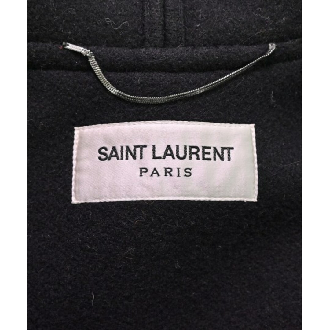 SAINT LAURENT PARIS ダッフルコート 44(S位) 黒 【古着】【中古】 メンズのジャケット/アウター(ダッフルコート)の商品写真