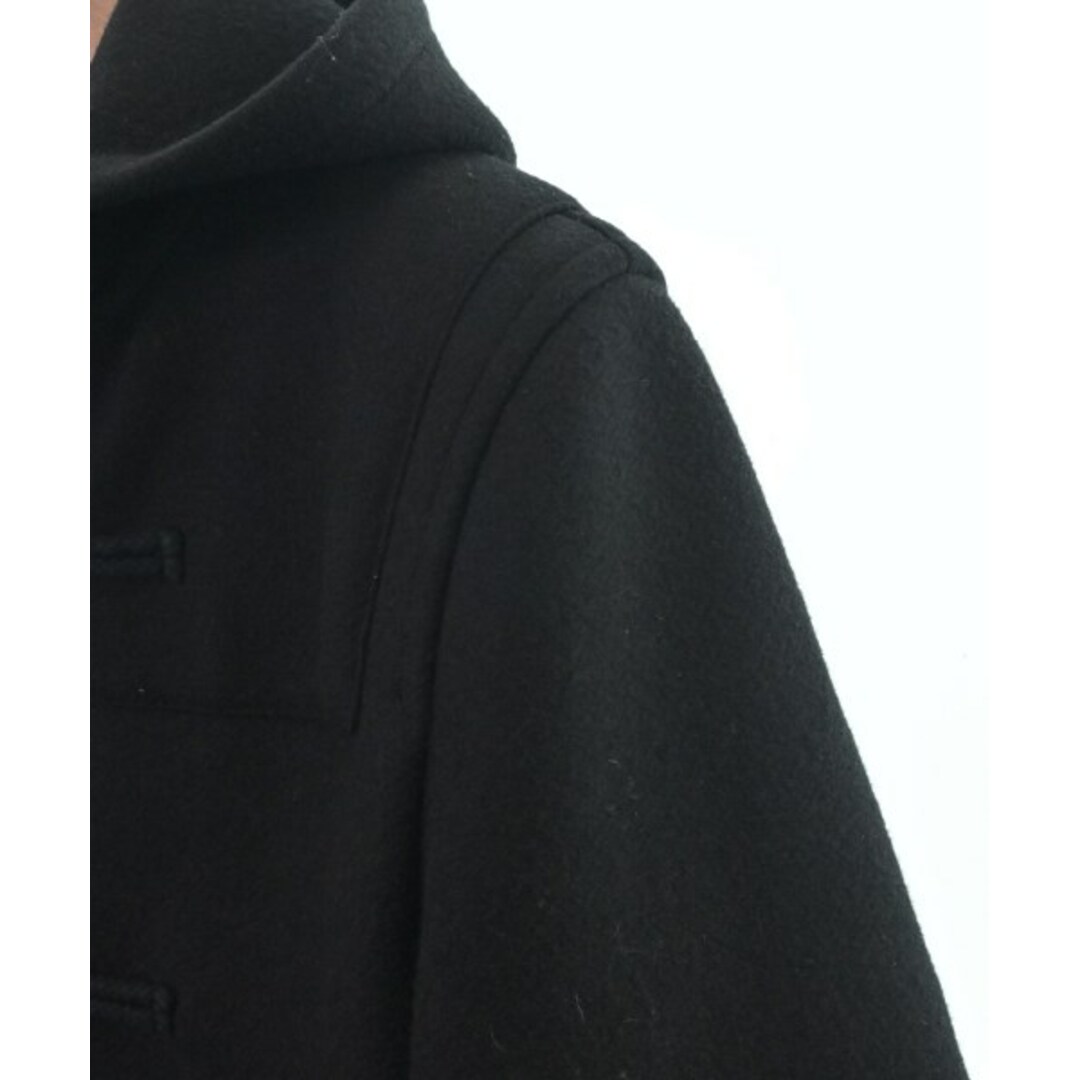 SAINT LAURENT PARIS ダッフルコート 44(S位) 黒 【古着】【中古】 メンズのジャケット/アウター(ダッフルコート)の商品写真