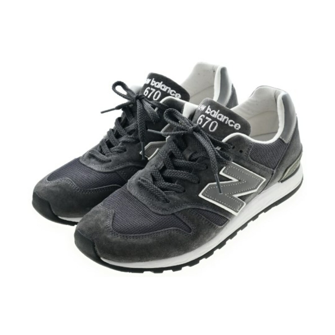 オールシーズンスニーカーカットNew Balance スニーカー US9(27cm位) 紺xグレー