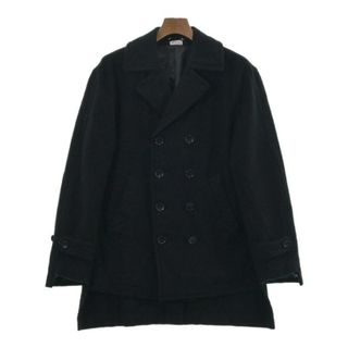 ブラックコムデギャルソン(BLACK COMME des GARCONS)のBLACK COMME des GARCONS チェスターコート S 黒 【古着】【中古】(チェスターコート)