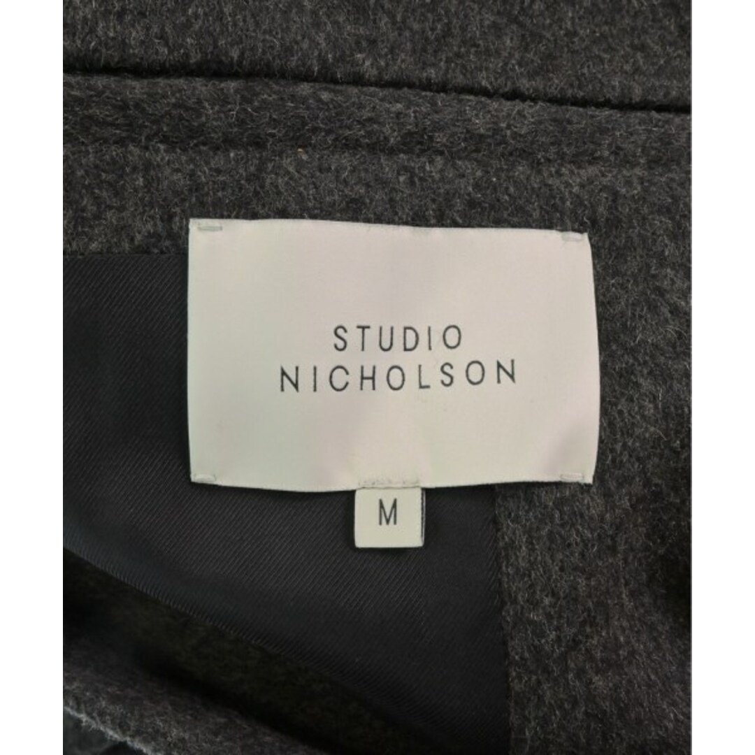 STUDIO NICHOLSON(スタジオニコルソン)のSTUDIO NICHOLSON ステンカラーコート M チャコールグレー 【古着】【中古】 メンズのジャケット/アウター(ステンカラーコート)の商品写真