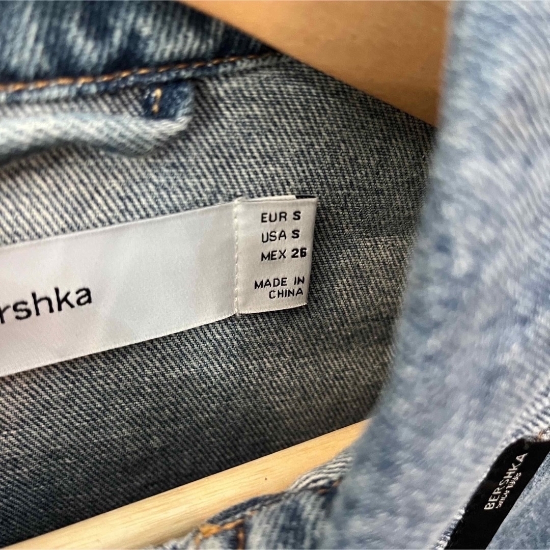 Bershka(ベルシュカ)のベルシュカ シャツ チェック柄 アメカジ チェック 長袖シャツ デニムシャツ レディースのトップス(シャツ/ブラウス(長袖/七分))の商品写真