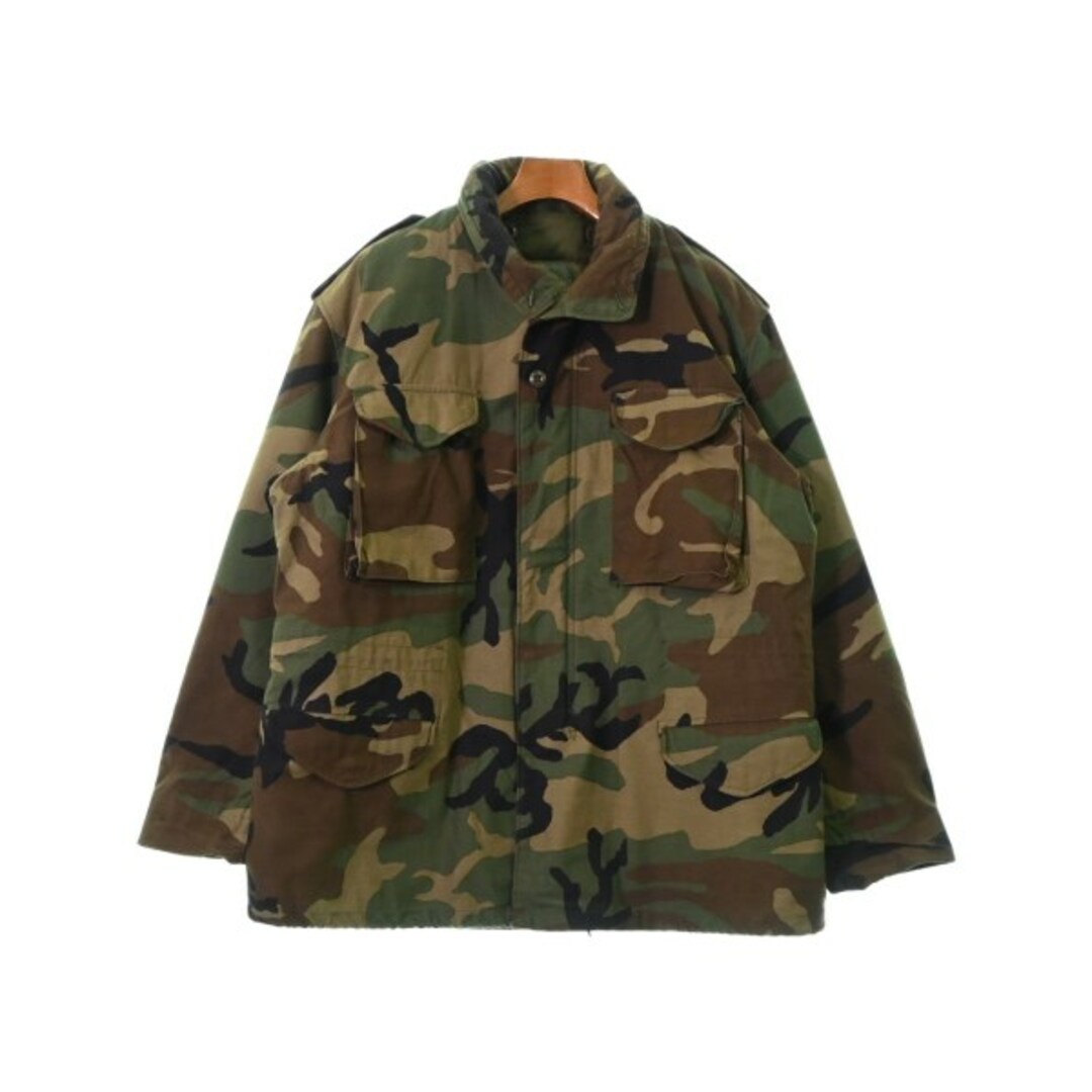 MILITARY(ミリタリー)のMILITARY ミリタリーブルゾン L ベージュxカーキx茶等(迷彩) 【古着】【中古】 メンズのジャケット/アウター(ミリタリージャケット)の商品写真