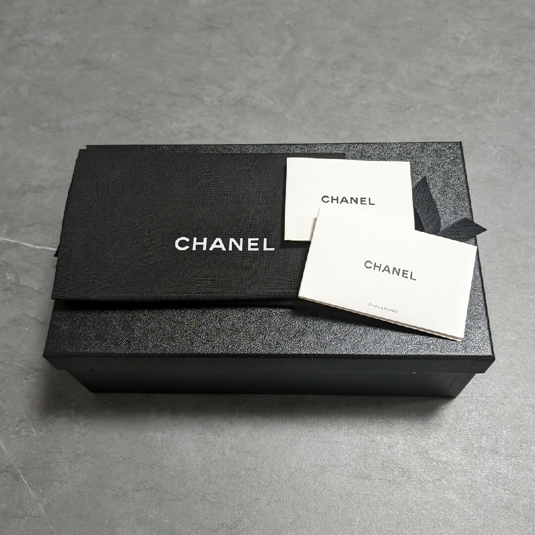 CHANEL(シャネル)のシャネル　フラットシューズ　ツイード レディースの靴/シューズ(バレエシューズ)の商品写真