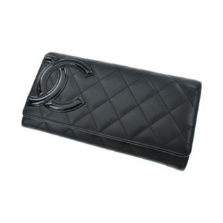 シャネル(CHANEL)のCHANEL シャネル 財布・コインケース - 黒 【古着】【中古】(財布)