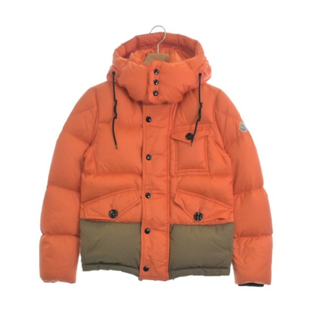 MONCLER(モンクレール)のMONCLER ダウンジャケット/ダウンベスト 0(XS位) オレンジ 【古着】【中古】 メンズのジャケット/アウター(ダウンジャケット)の商品写真