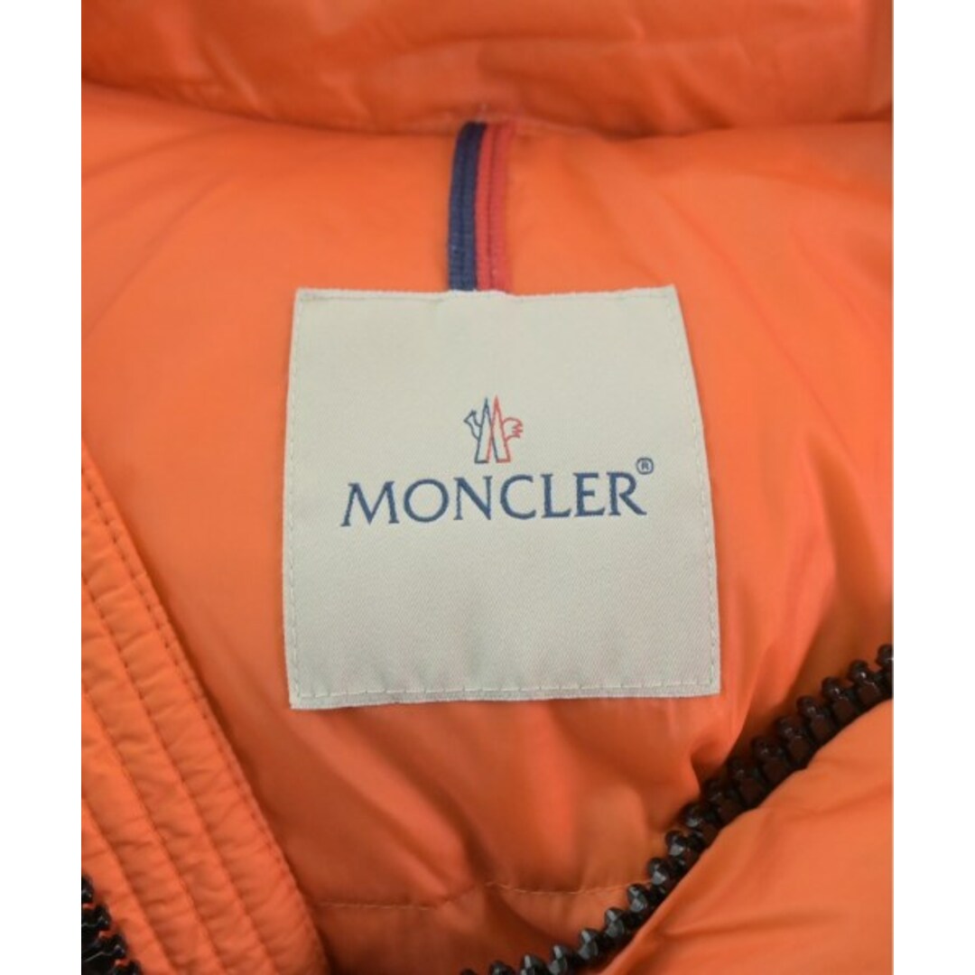 MONCLER(モンクレール)のMONCLER ダウンジャケット/ダウンベスト 0(XS位) オレンジ 【古着】【中古】 メンズのジャケット/アウター(ダウンジャケット)の商品写真