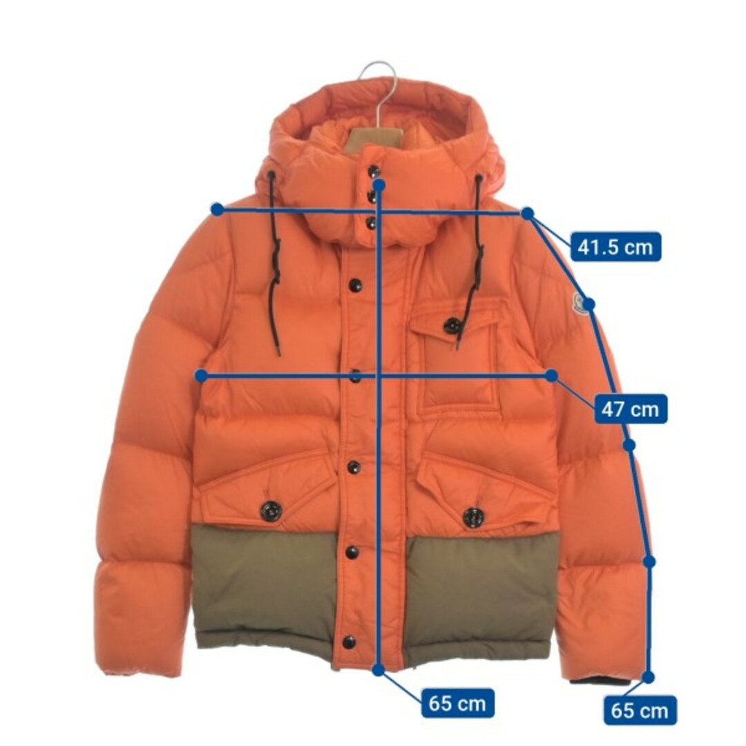 MONCLER(モンクレール)のMONCLER ダウンジャケット/ダウンベスト 0(XS位) オレンジ 【古着】【中古】 メンズのジャケット/アウター(ダウンジャケット)の商品写真