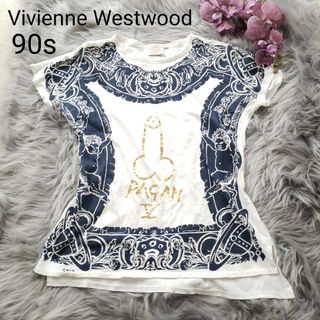 ヴィヴィアン(Vivienne Westwood) ゴールド Tシャツ(レディース/半袖