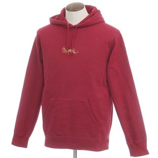 シュプリーム(Supreme)の【中古】シュプリーム Supreme 2019年春夏 Tag Logo Hooded Sweatshirt プルオーバー パーカー レッド系【サイズL】【メンズ】(パーカー)