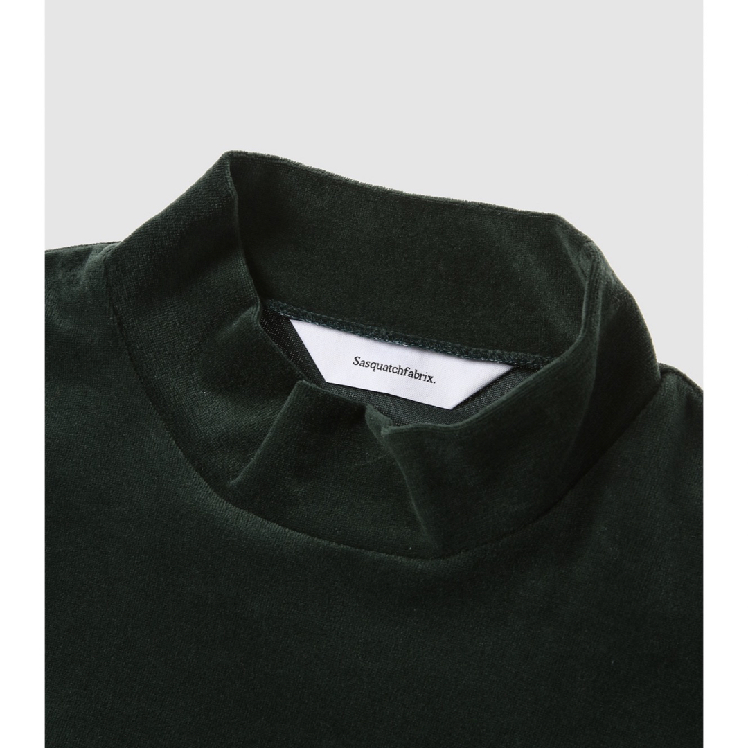 SASQUATCHfabrix.(サスクワッチファブリックス)のSasquatchfabrix. VELOUR MOCKNECK 完売品 メンズのトップス(ニット/セーター)の商品写真