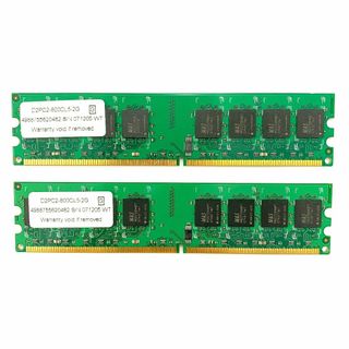 DDR2 4GB NB D2PC2-800（2GB✕2枚）(PCパーツ)