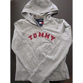 トミージーンズ(TOMMY JEANS)のtommy jeans トミージーンズ (XS) パーカー フロントロゴ(パーカー)