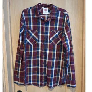 リーバイス(Levi's)の中古・LEVI'S　チェックシャツ　US-メンズМ(シャツ)