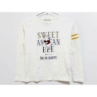 ポンポネット(pom ponette)の【春物 新入荷!】‡ポンポネット/pom ponette‡150cm 長袖Tシャツ/長袖カットソー/ロンT 白系 くまのプーさんコラボ【中古】子供服 キッズ kids ジュニア 女の子 春秋 tops 402042(Tシャツ/カットソー)