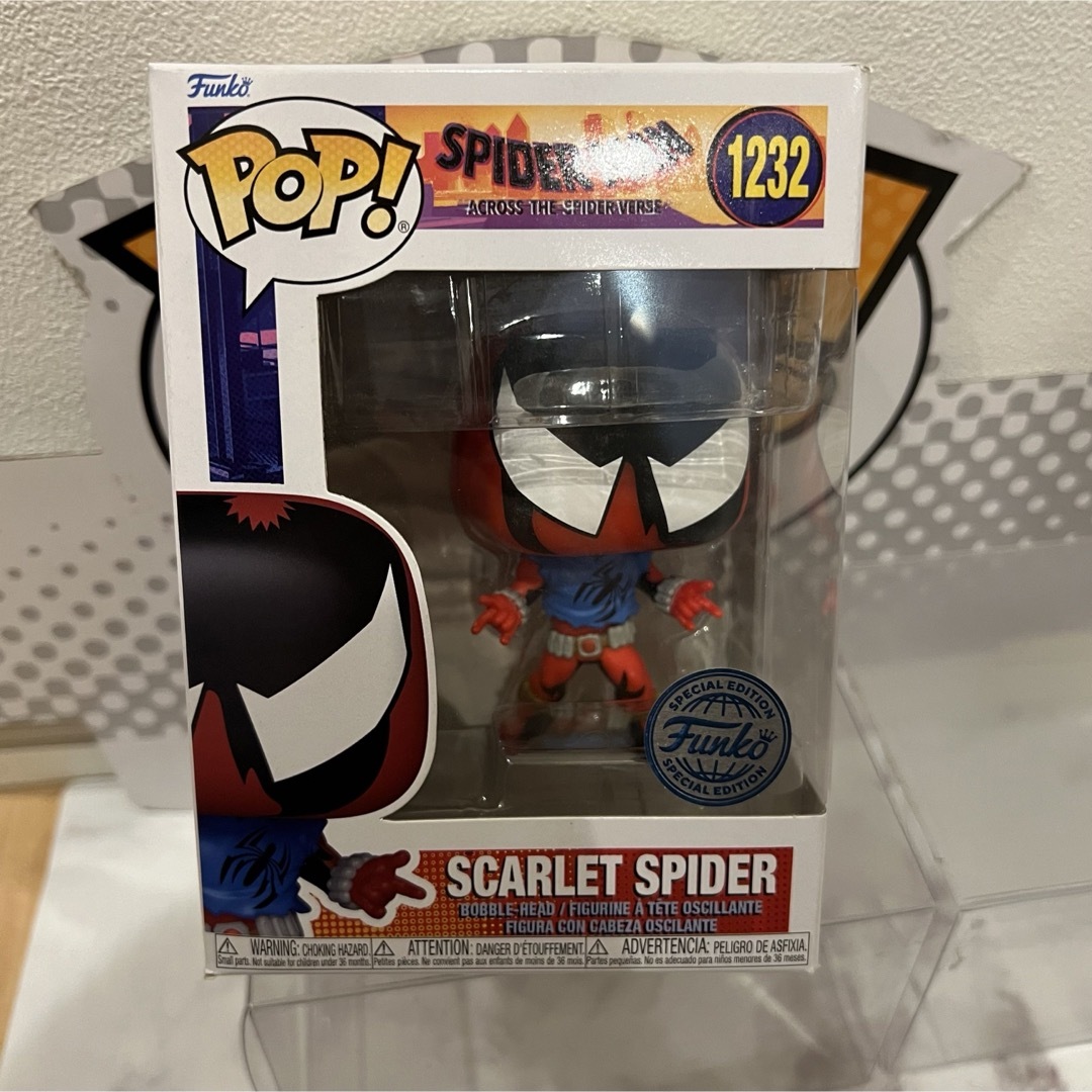 MARVEL(マーベル)のレアFUNKO POP! アクロス・ザ・スパイダーバース　スカーレットスパイダー エンタメ/ホビーのフィギュア(アメコミ)の商品写真