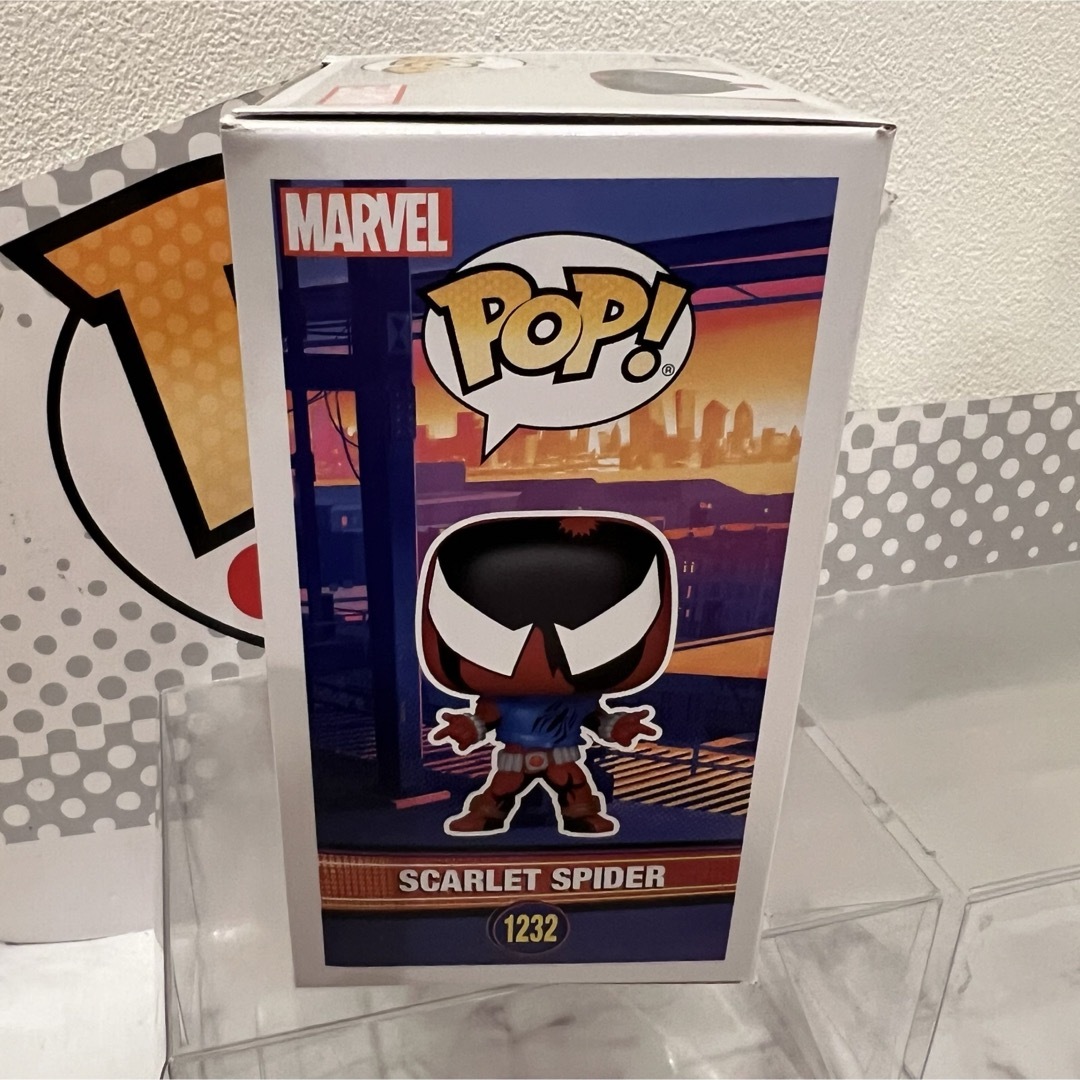 MARVEL(マーベル)のレアFUNKO POP! アクロス・ザ・スパイダーバース　スカーレットスパイダー エンタメ/ホビーのフィギュア(アメコミ)の商品写真