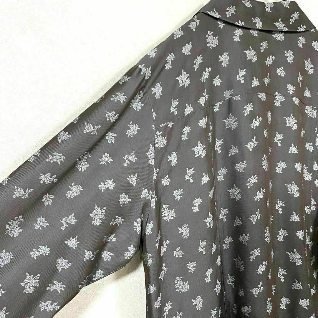 COMME CA DU MODE(コムサデモード)のシャツ 長袖 コムサデモード 花柄 ボタニカル 総柄 レトロ感 ヴィンテージ メンズのトップス(シャツ)の商品写真