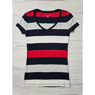 トミーヒルフィガー(TOMMY HILFIGER)のトミーヒルフィガー　TOMMY HILFIGER　Tシャツ　ボーダーTシャツ(Tシャツ(半袖/袖なし))