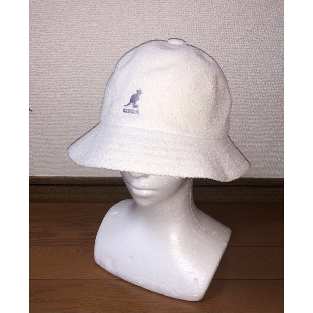 KANGOL(カンゴール)のL 新品 KANGOL メトロハット バケットハット カンゴール ホワイト 白 メンズの帽子(ハット)の商品写真