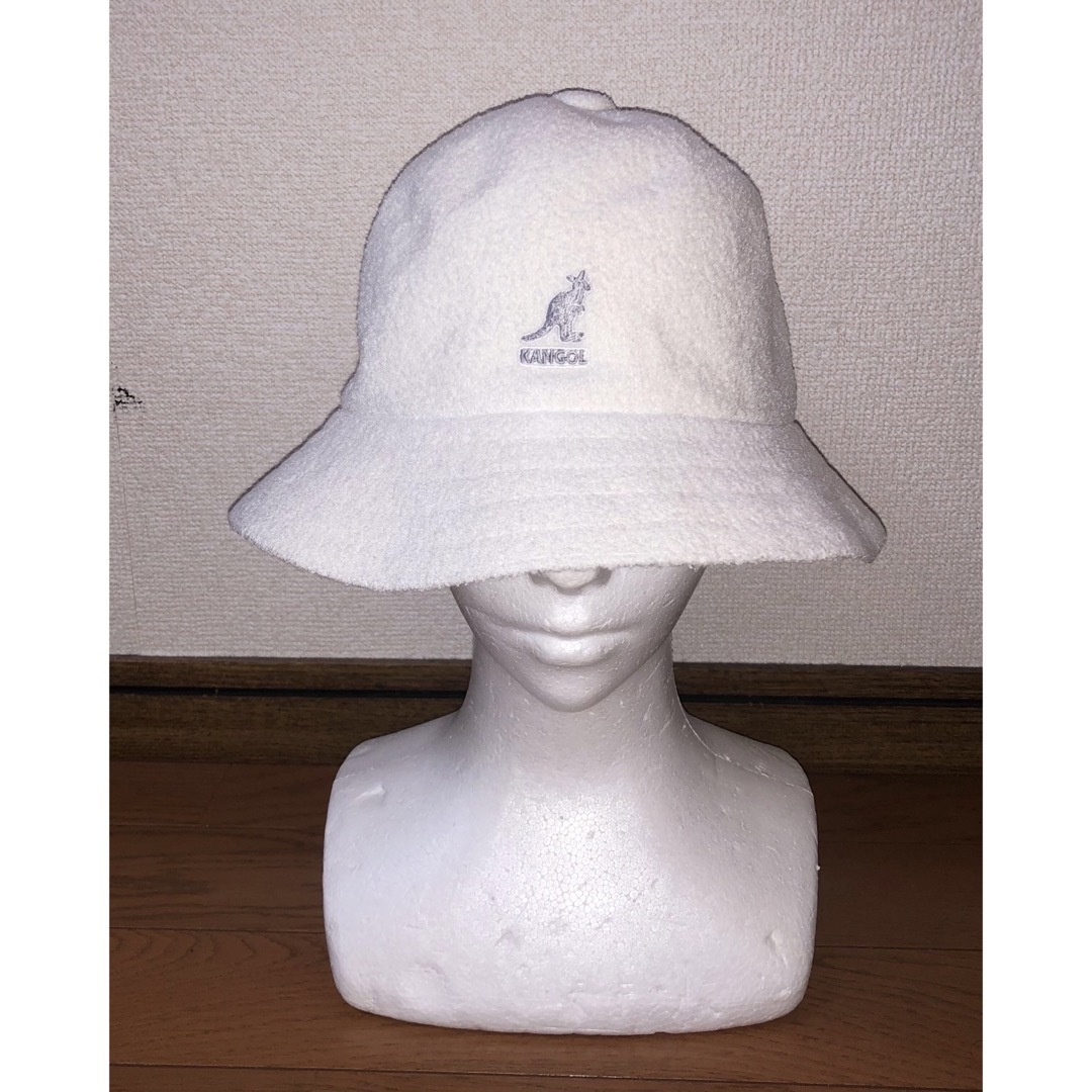 KANGOL(カンゴール)のL 新品 KANGOL メトロハット バケットハット カンゴール ホワイト 白 メンズの帽子(ハット)の商品写真