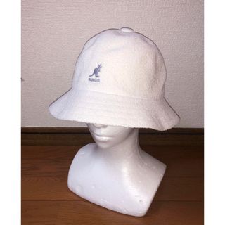 カンゴール(KANGOL)のL 新品 KANGOL メトロハット バケットハット カンゴール ホワイト 白(ハット)