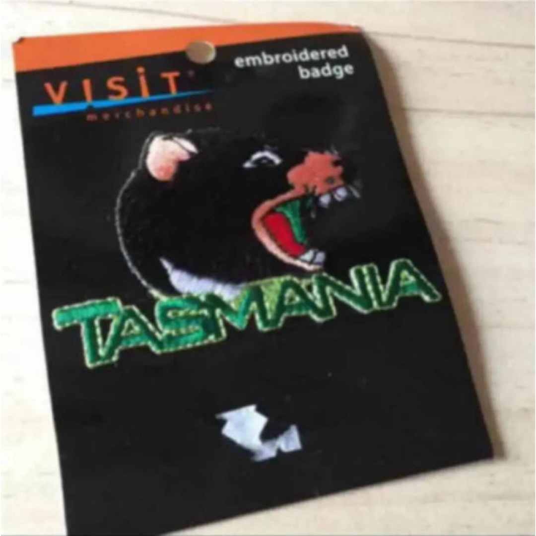 タスマニアンデビル TASMANIA ワッペン ハンドメイドの素材/材料(各種パーツ)の商品写真