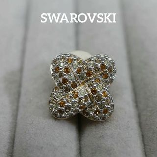 スワロフスキー(SWAROVSKI)の【匿名配送】 SWAROVSKI スワロフスキー 片耳 イヤリング ゴールド 3(イヤリング)