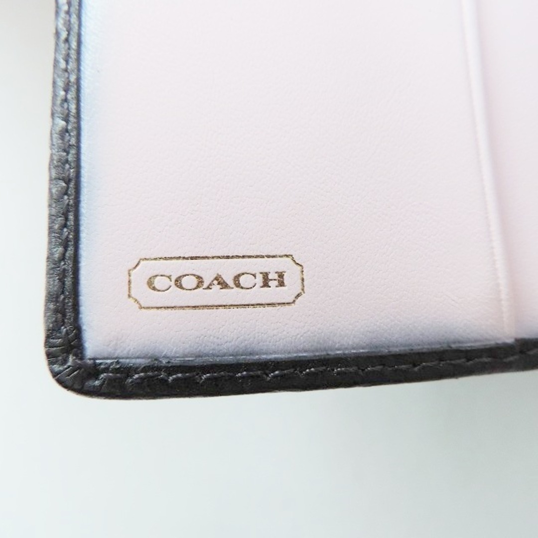 COACH(コーチ)のコーチ 2つ折り財布 - 黒 がま口 レザー レディースのファッション小物(財布)の商品写真