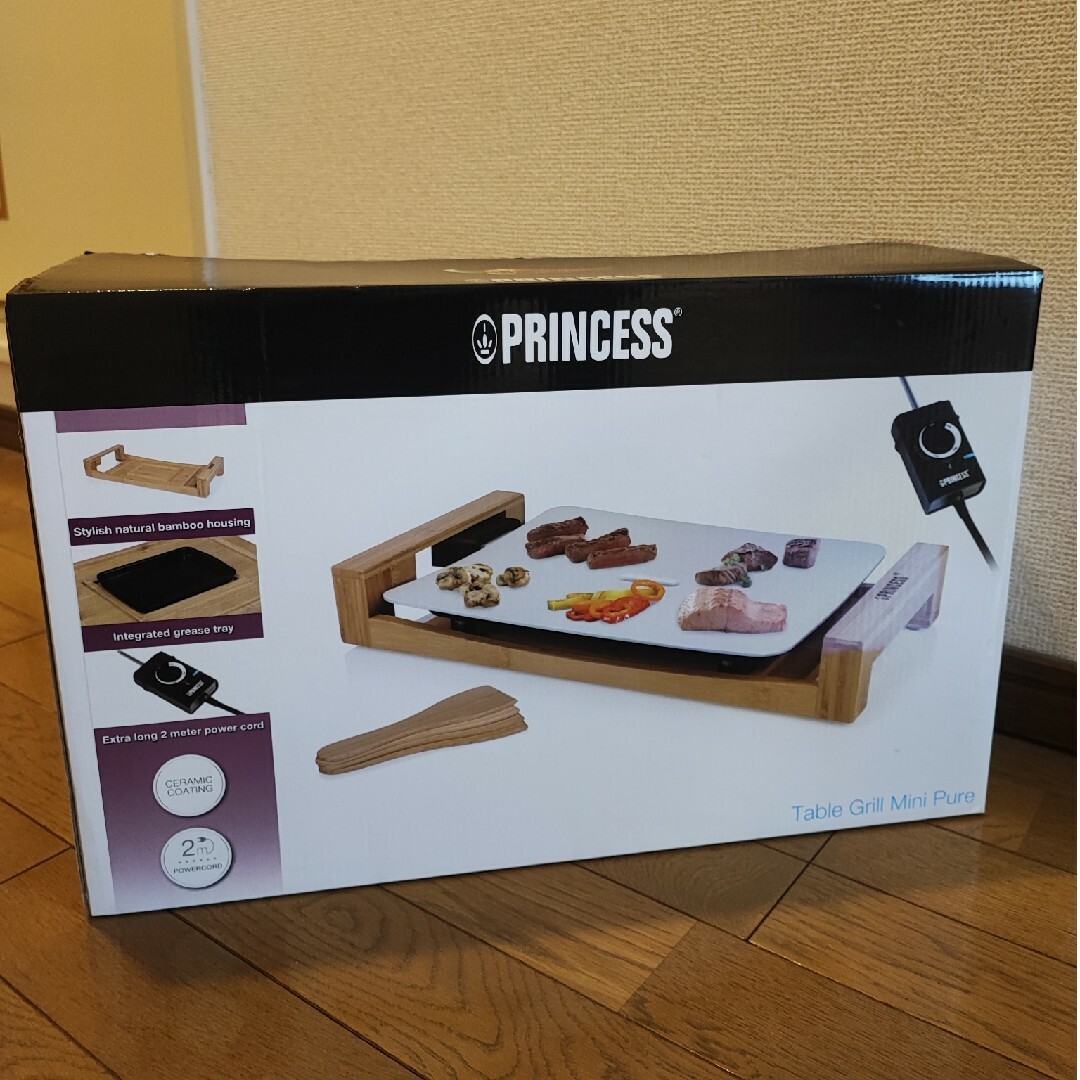 PRINCESS(プリンセス)のPRINCESS Table Grill Mini Pure ホットプレート … スマホ/家電/カメラの調理家電(ホットプレート)の商品写真