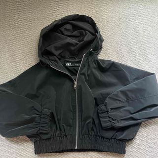 ザラ(ZARA)のZARA フードクロップドジャケット(ブルゾン)