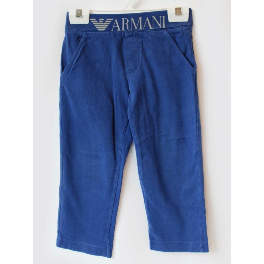 Giorgio Armani(ジョルジオアルマーニ)の【春物 新入荷!】[アルマーニ ジュニア/Armani Junior ]94cm ロングパンツ/長ズボン/スウェットパンツ ブルー【中古】子供服 キッズ kids 男の子 春秋 bottoms 402042 キッズ/ベビー/マタニティのキッズ服女の子用(90cm~)(パンツ/スパッツ)の商品写真