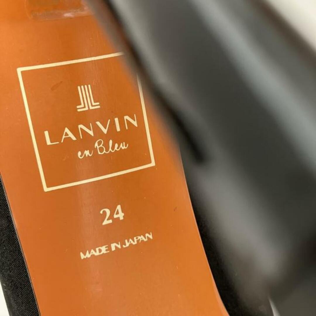 LANVIN en Bleu(ランバンオンブルー)のランバンオンブルー パンプス 24 - 黒 レディースの靴/シューズ(ハイヒール/パンプス)の商品写真