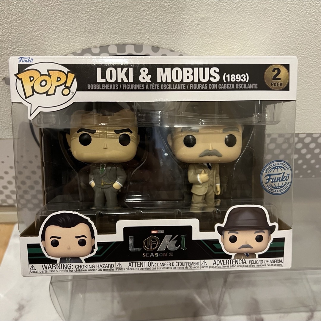 MARVEL(マーベル)のFUNKO POP! マーベル　ロキ　Loki  ロキ&メビウス　1893限定 エンタメ/ホビーのフィギュア(アメコミ)の商品写真