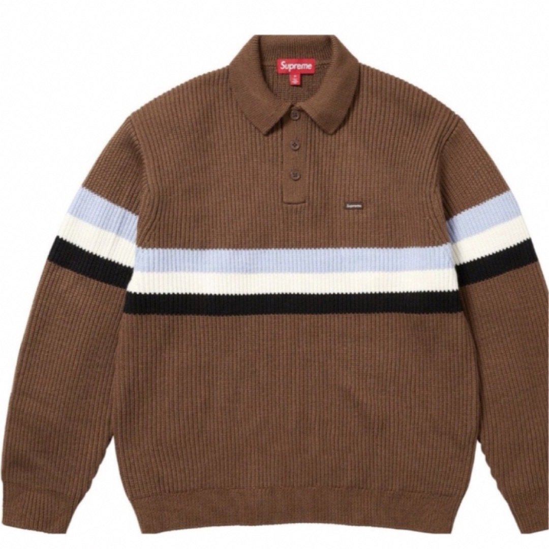 Supreme Small Box Polo Sweater  Lニット/セーター