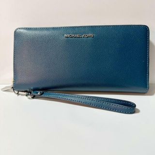 マイケルコース(Michael Kors) 長財布（ブルー・ネイビー/青色系）の