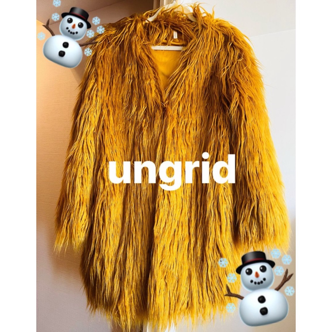 Ungrid(アングリッド)のungrid フェイクファーカラーコート レディースのジャケット/アウター(毛皮/ファーコート)の商品写真