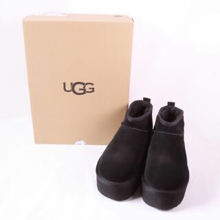 UGG - UGG　アグ　classic ultra mini ブーツ　黒　23.0